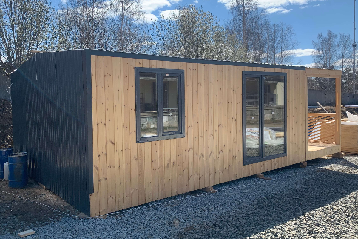 Модульный каркасный дом 40 м²
