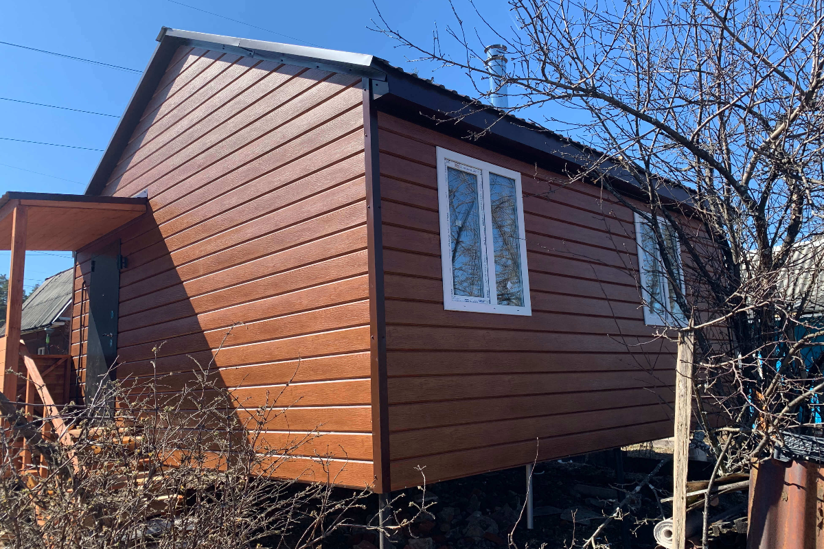 Каркасный дом под ключ 36 м² (6х6м)
