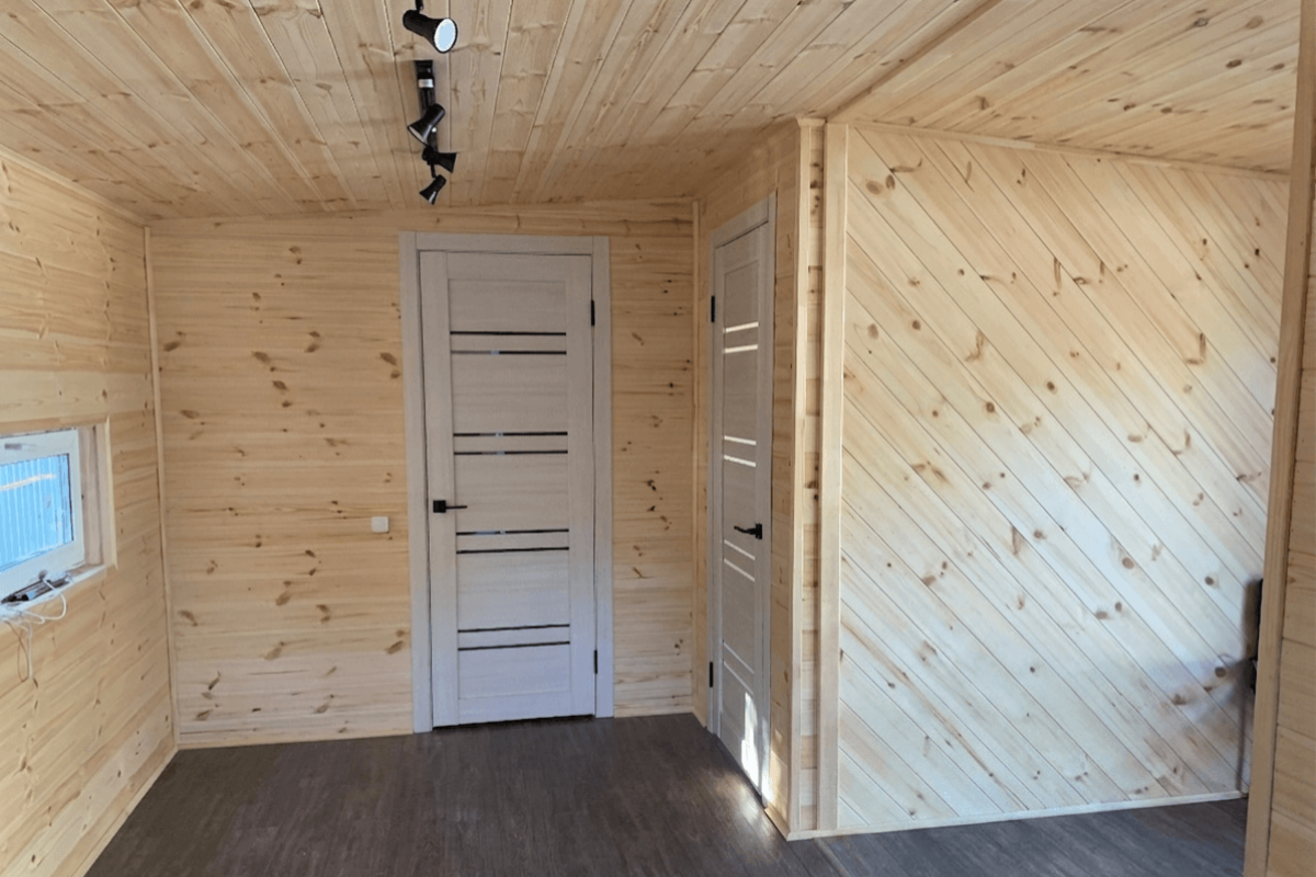 Модульный дом с металлосайдингом 30 м²