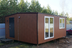 Модульный дом с металлосайдингом 30 м²