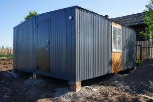 Модульный дом из бытовок 6х4,8м (28.8м²)